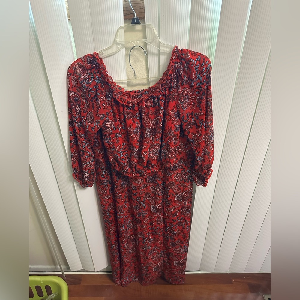 Red Paisley Women's 2 Piece Set